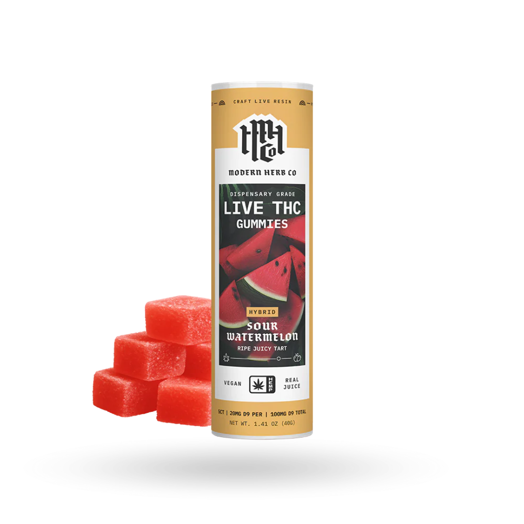 Modern Herb Co | Delta 9 Gummies | Anytime / 5 Count/ Sour Watermelon